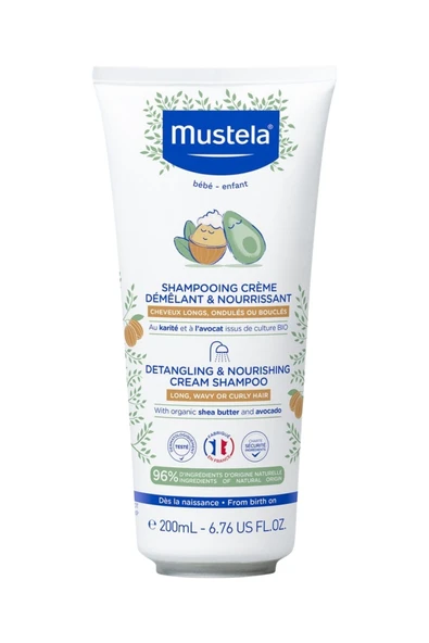 Mustela Saç Dolaşıklık Karşıtı Besleyici Şampuan 200 ml - 2