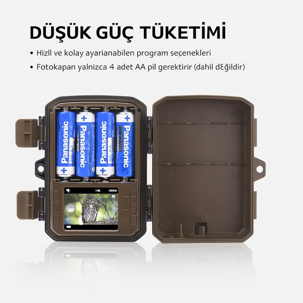 QASUL Mini Avcılık Kamera 16MP 1080 P HD Yaban Hayatı Açık Hareket Aktif Tetik İzcilik Fotoğraf Tuzakları - 5