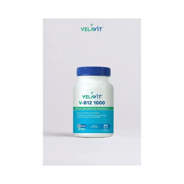 Velavit V-B12 1000 uq 60 Çiğnenebilir Tablet - 1