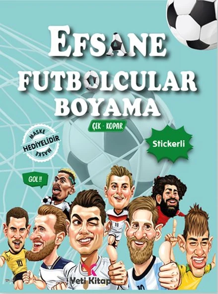 Efsane Futbolcular Boyama Kitabı ürün görseli