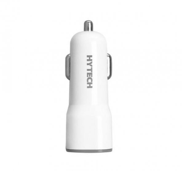 HYTECH HY-X40  ÇAKMAK USB Araç Şarj Cihazı BEYAZ  2 ÇIKIŞ Out:USB 5V 2A / 3,4A