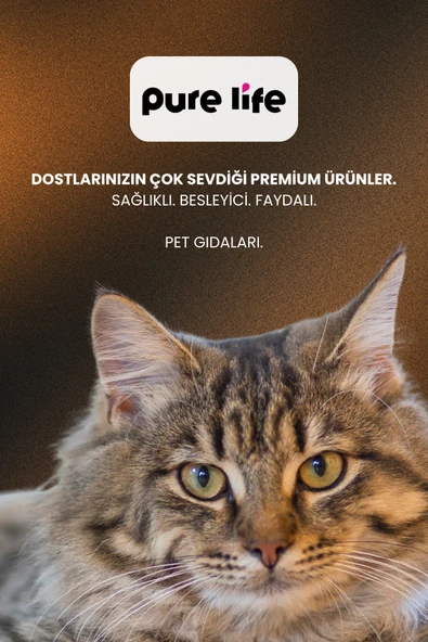 Pure Life - Kısırlaştırılmış Tavuklu Kedi Maması 15 kg Yetişkin - 6