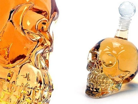 Crystal Head Kuru Kafa Cam Şişe 350 Ml ürün görseli