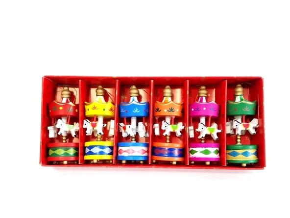 Mini Ahşap 6&039lı Atli Karinca ürün görseli