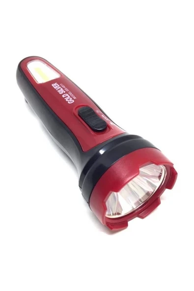 Gold Sılver Gs-4511 1 Watt+1 Watt Cob Led'li Şarjlı El Feneri ürün görseli