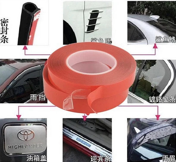 Çift Taraflı Nano Teknolojili Süper Güçlü Bant 2 Metre ürün görseli