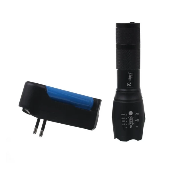 En Güçlü Şarjlı El Feneri  Wt-023 - Resim 4