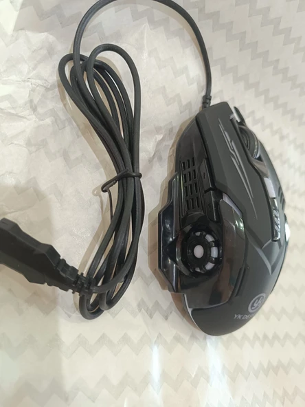 SİYAH -IŞIKLI OYUNCU MOUSE - 2