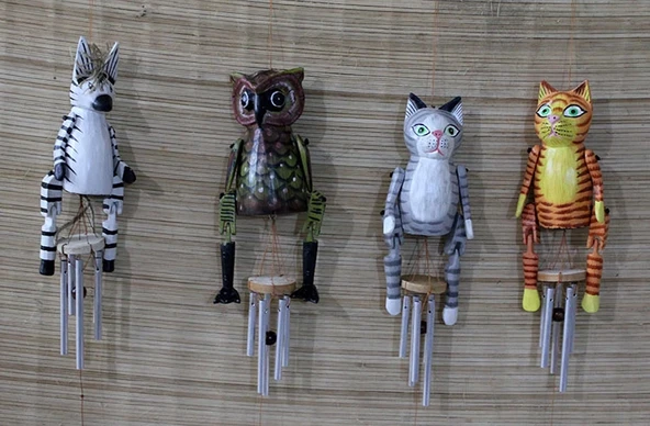 Ahşap Hayvan Figürlü Çan No:2 ürün görseli