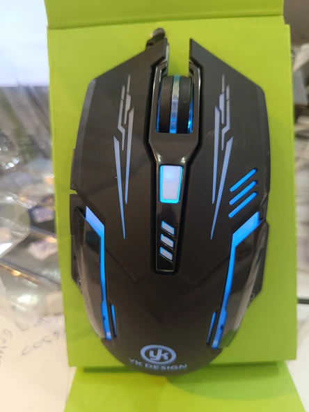 SİYAH -IŞIKLI OYUNCU MOUSE - 3