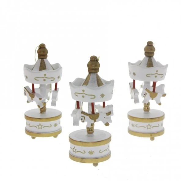 Dekoratif 6&039lı Beyaz Mini Atlı Karınca - Resim 2