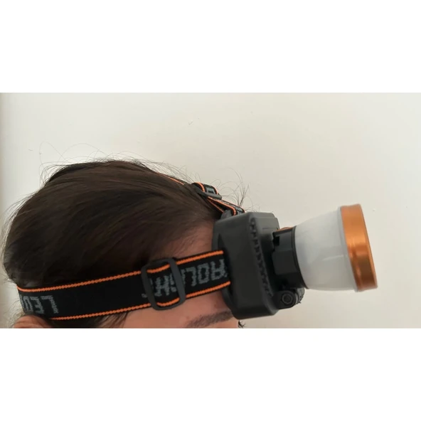 Ps-810 Kafa Lambası, Led Aydınlatmalı Kafa Feneri, Multifonksiyonel 20 Watt + Led 4 Mod Çalışma - Resim 2