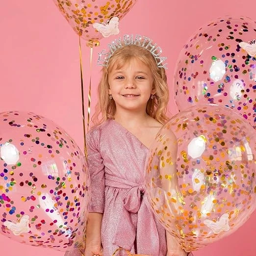 Kristal Taşlı Gümüş Renk İt39s My Birthday Yazılı Doğum Günü Parti Tacı 14x16 Cm - Resim 5