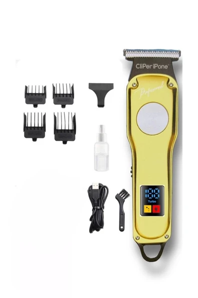 Volemi 00086 Profesyonel Sakal Ense Çizim Epilasyon Öncesi Dijital Göstergeli Tıraş Makinesi - Resim 2