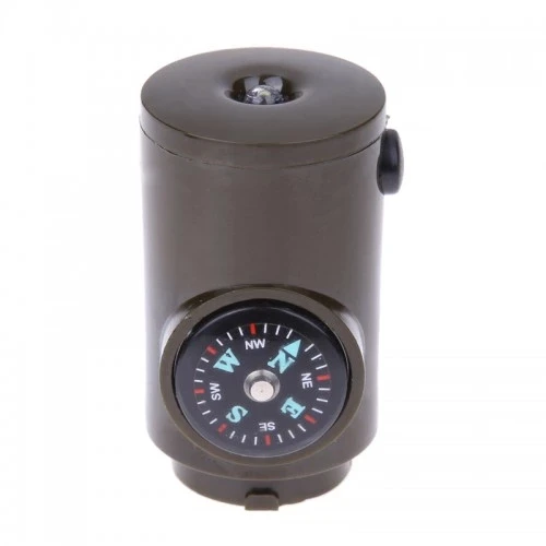 Çok Fonksiyonlu Askeridüdük Pusula Termometre Ile Led Işık - Resim 5