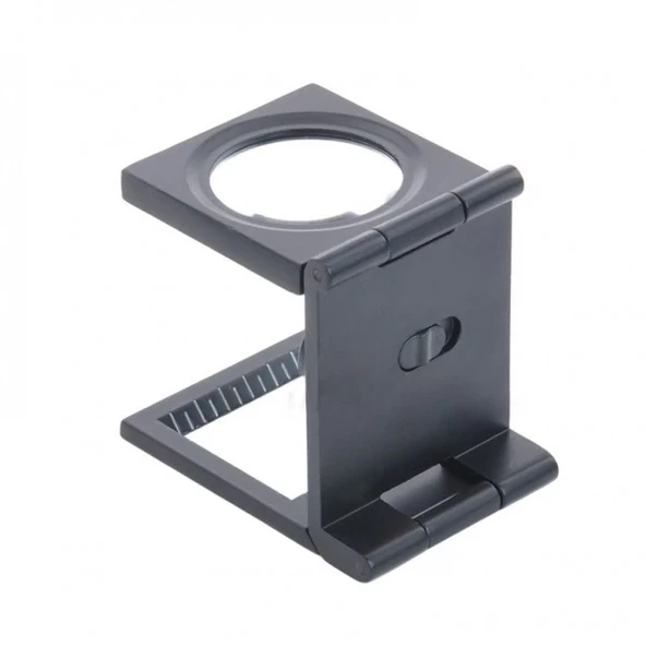 25x25 Mm Full Çelik Kaplı Katlamalı Büyüteç Th9005b - Resim 5