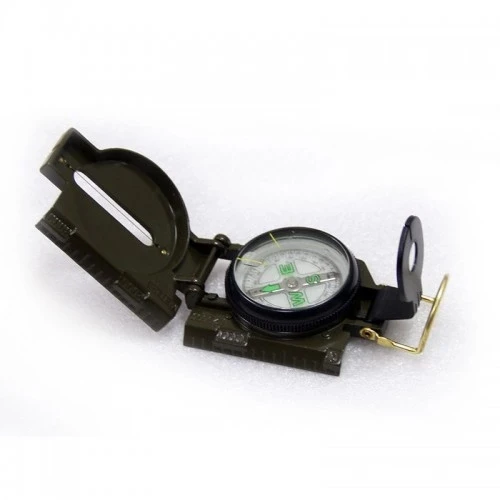Hassas Lensatic Pusula, Amerikan Tarzı, Açık Kamp Yürüyüş Survival Için - Resim 3