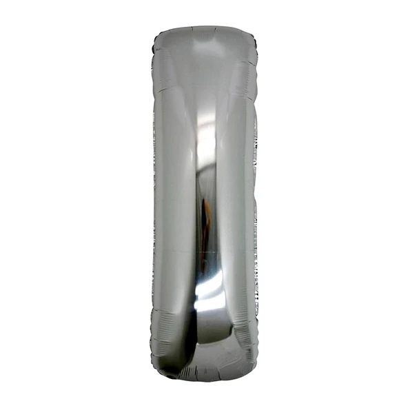 I Harf Folyo Balon Gümüş Renk  40 İnç ürün görseli