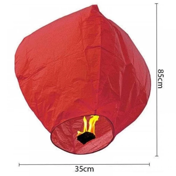 Dilek Feneri Gece Gökyüzü Dilek Balonu - Resim 4