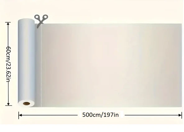 Uv Engelleyici Buzlu Cam Filmi 5 Metre X 60 Cm - Resim 4