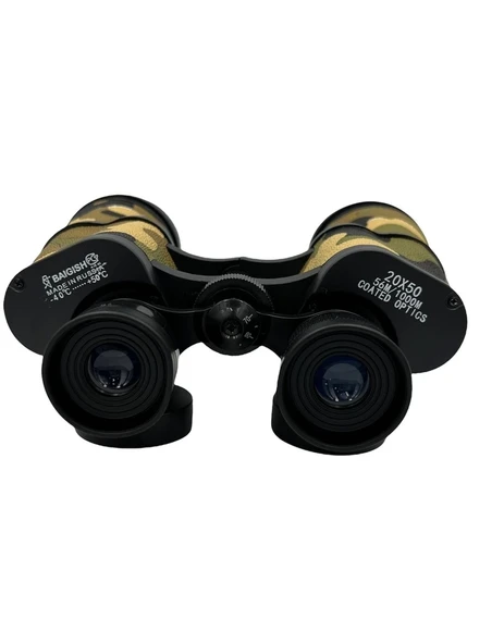 Baigish 20x50 Rus Model Kamuflaj Dürbün, Süper Kalite 1000m/56m - Resim 5