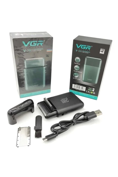 V-390 Sakal-vücut Sıfır Sakal Yanak Şarjlı Islak Ve Kuru Tıraş Makinesi ürün görseli