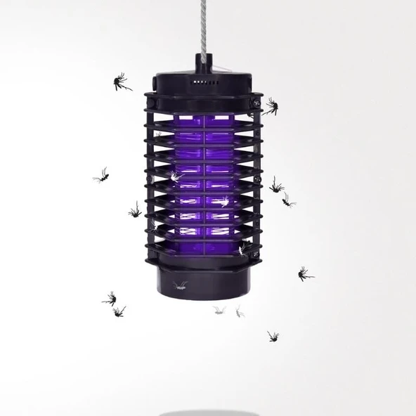 Elektrikli Sinek Öldürücü Cihaz Cız Lamba Mor Işık - Resim 2