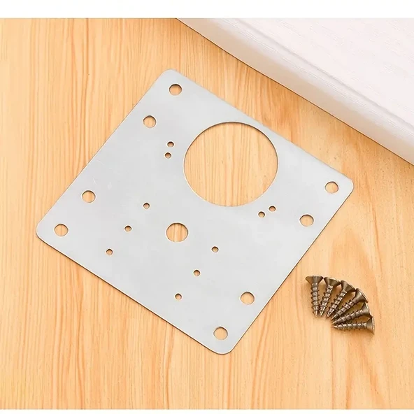 Paslanmaz Çelik Menteşe Onarım Plakası - Resim 3