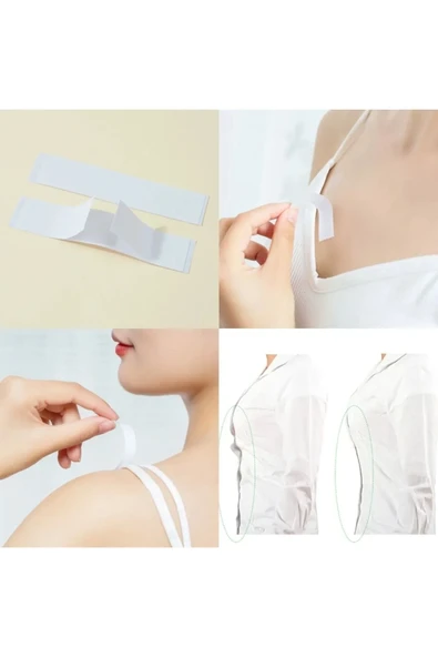 Vücut Ve Kıyafet Için Çift Taraflı Sabitleme Dekolte Abiye Gelinlik Elbise Sütyen Bantı - 2