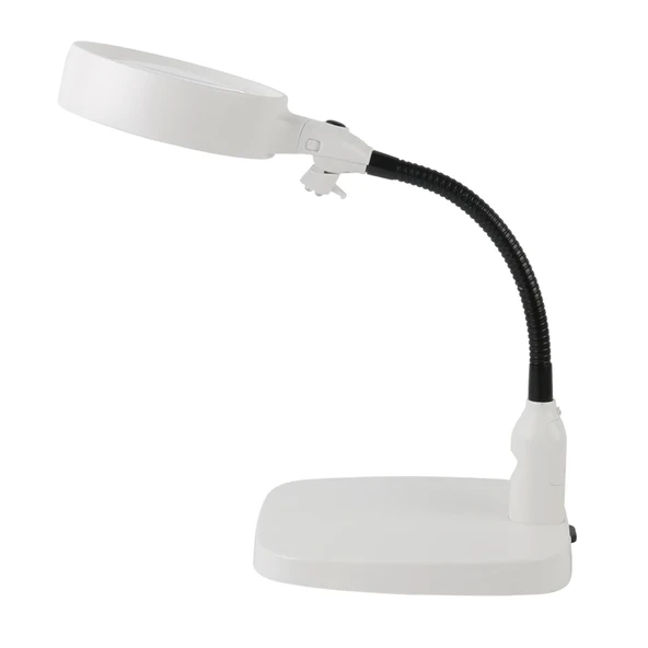 Masaüstü 10x Led Işıklı Büyüteç Okuma El Sanatları Onarım Büyüteç 7765 ürün görseli