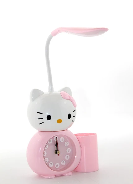 Hello Kitty Masa Lambası Saat Ve Kalemlik Alk2584 ürün görseli