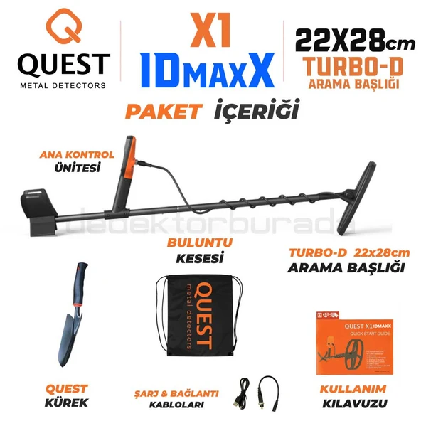 Quest X1 IDmaxX Dedektör - Resim 2