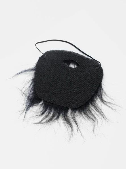 Siyah Renk Takma Sakal Bıyık Takımı - Resim 4