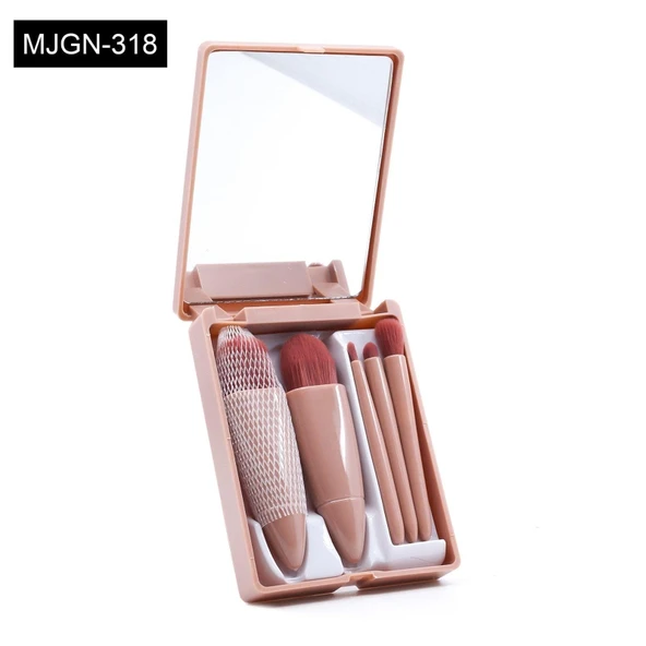 Aynalı Makyaj Fırça Seti ürün görseli