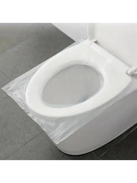 Hijyenik Tek Kullanımlık Klozet Kapağı Poşeti 200 Adet - Resim 2