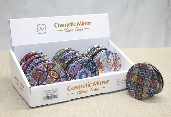 Taşlı El Aynası Yuvarlak İnce Alk3750 ürün görseli