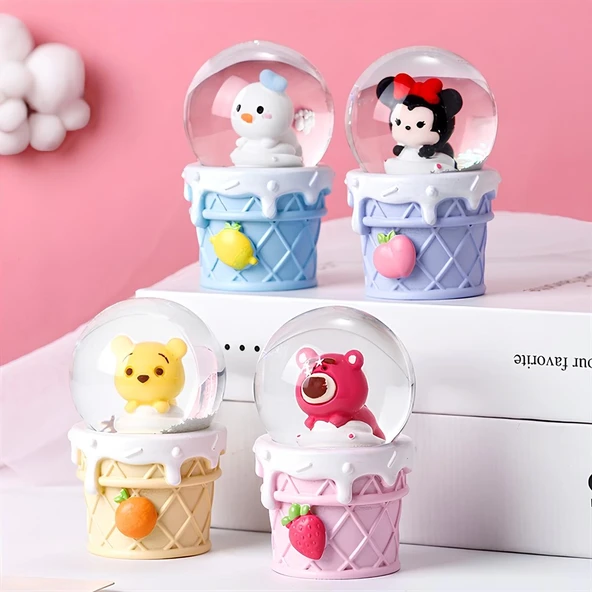 Mickey Mouse Işıklı Kar Küresi 7 Cm Alk3104 ürün görseli