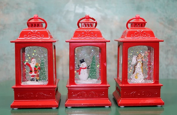 Yılbaşı Temalı Işıklı Müzikli Kar Küresi Alk3222 ürün görseli