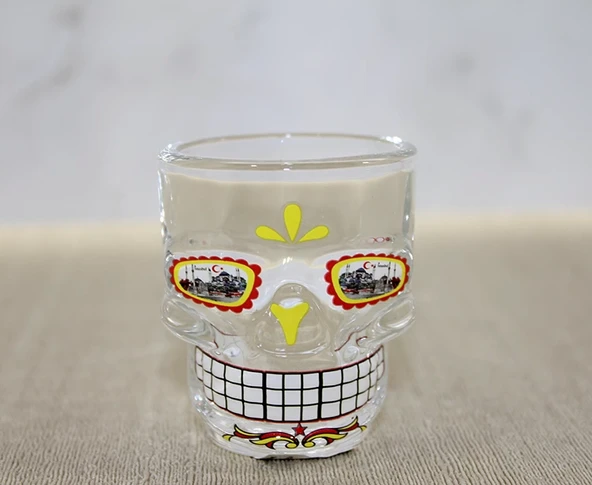 İstanbul Temalı Cam Kurukafa Shot Bardak Alk4302 ürün görseli