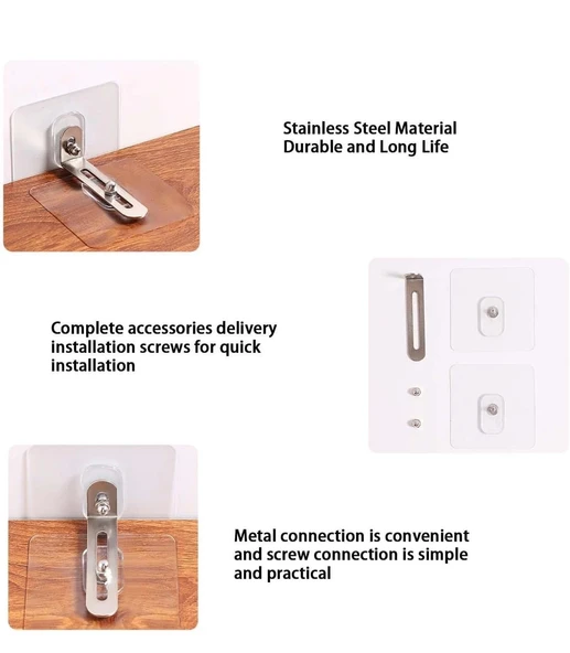 Kendinden Yapışkanlı Mobilya Sabitleme Aparatı - Resim 5