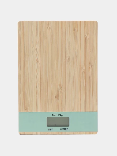 Ahşap Lüks Dijital Ekranlı 15 Kg 1 Gr Çok Şık Hassas Elektronik Mutfak Terazisi ürün görseli