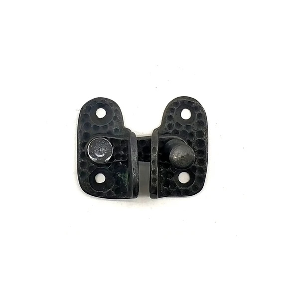 Antika Tarz Dekoratif Pirinç Mini Kapak Mandalı - 40x45 Mm, Oksit - 1