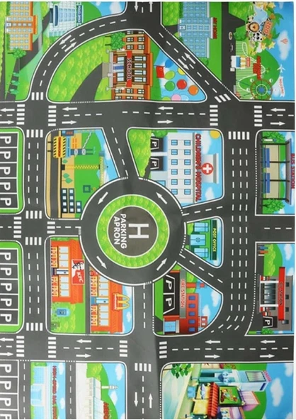 Çocuk Oyun Matı (mutlu Şehir Hayatı) - Resim 3