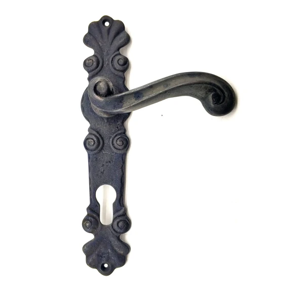 Antika Tarz Dekoratif Pirinç Okyanus Banyo Kapı Kolu - 230x46 Mm, Oksit ürün görseli