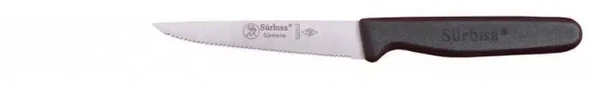 61004lz - Sürmene Lazerli, Tırtıklı Sebze Bıçağı 9,5cm - Resim 2