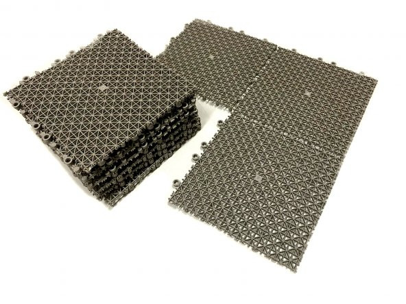 KIRILMAZ YER KAROSU PLASTİK GEÇMELİ GRİ RENK 10 ADET