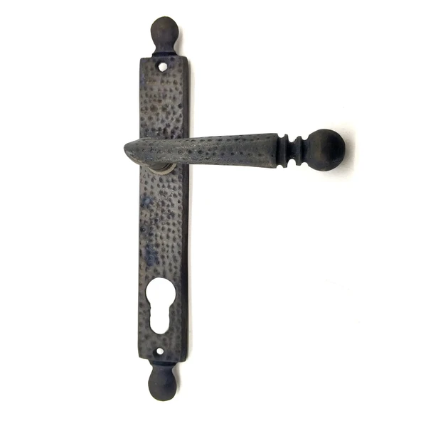 Antika Tarz Dekoratif Pirinç Misket Wc Banyo Kapı Kolu - 245x34 Mm, Oksit ürün görseli