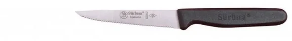 61004lz - Sürmene Lazerli, Tırtıklı Sebze Bıçağı 9,5cm ürün görseli