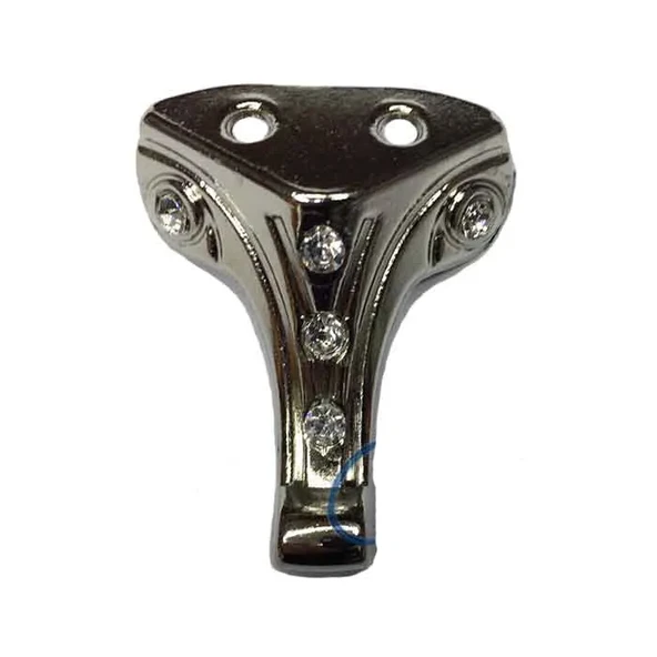 Moda Taşlı Ahşap, Mdf, Sunta Sandık Ayağı, Kutu Ayak 3,5 Cm - Nikel ürün görseli