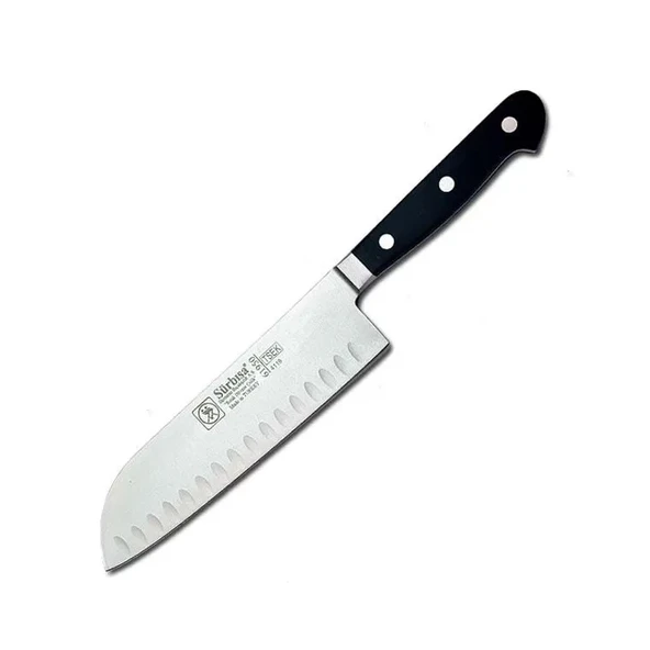 61950 - Sıcak Dövme Oluklu Santoku Şef Bıçağı 18 Cm - Resim 2